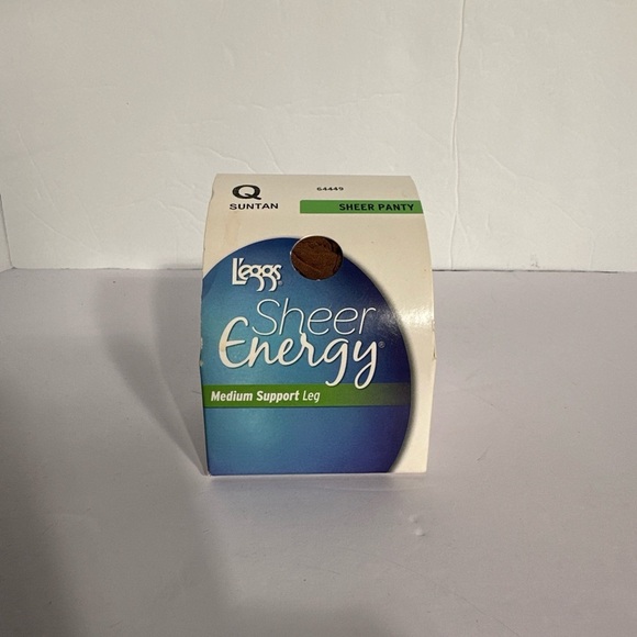 Leggs Other - L’eggs Sheer Energy Sheer Panty Medium Support Leg Suntan Q New In Box